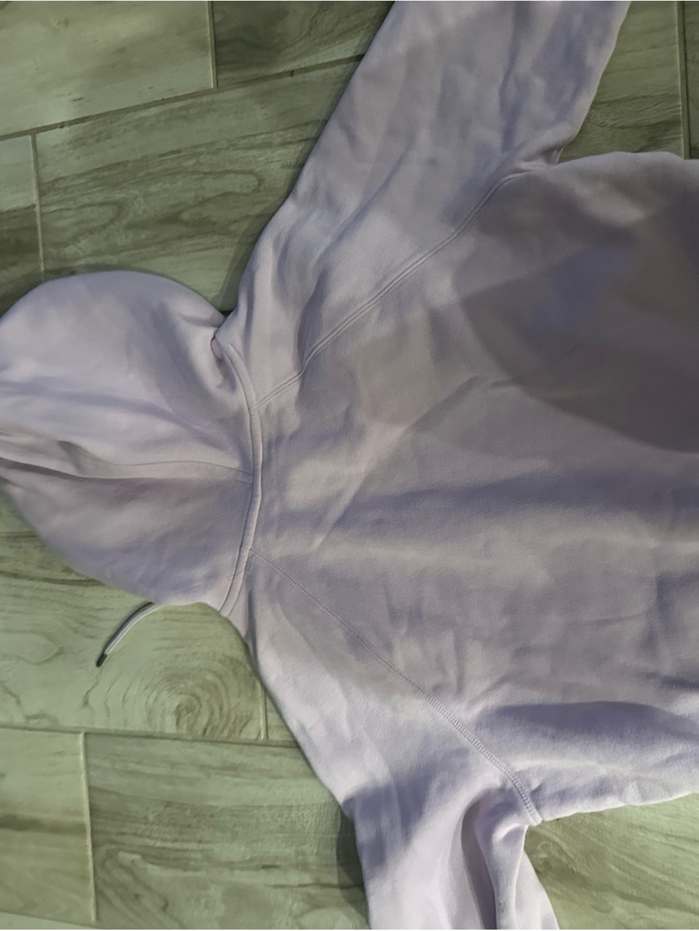 Universal Thread Lavender Cropped Hoodie Size Small | Pastel Purple Pullover Swe - Picture 5 of 6
